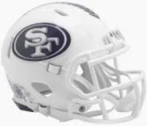 San Francisco 49ers NFL Mini Speed Football Helmet SALUTE TO SERVICE 3 NFL