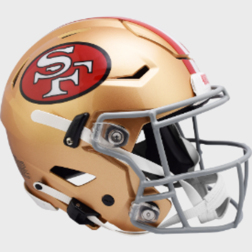 San Francisco 49ers 1964 to 1995 Full Size Authentic SpeedFlex Football Helmet - NFL