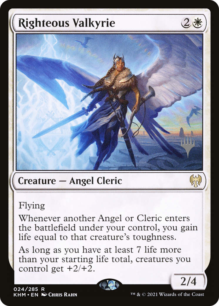 Righteous Valkyrie (PPKHM-24P) - Kaldheim Promos