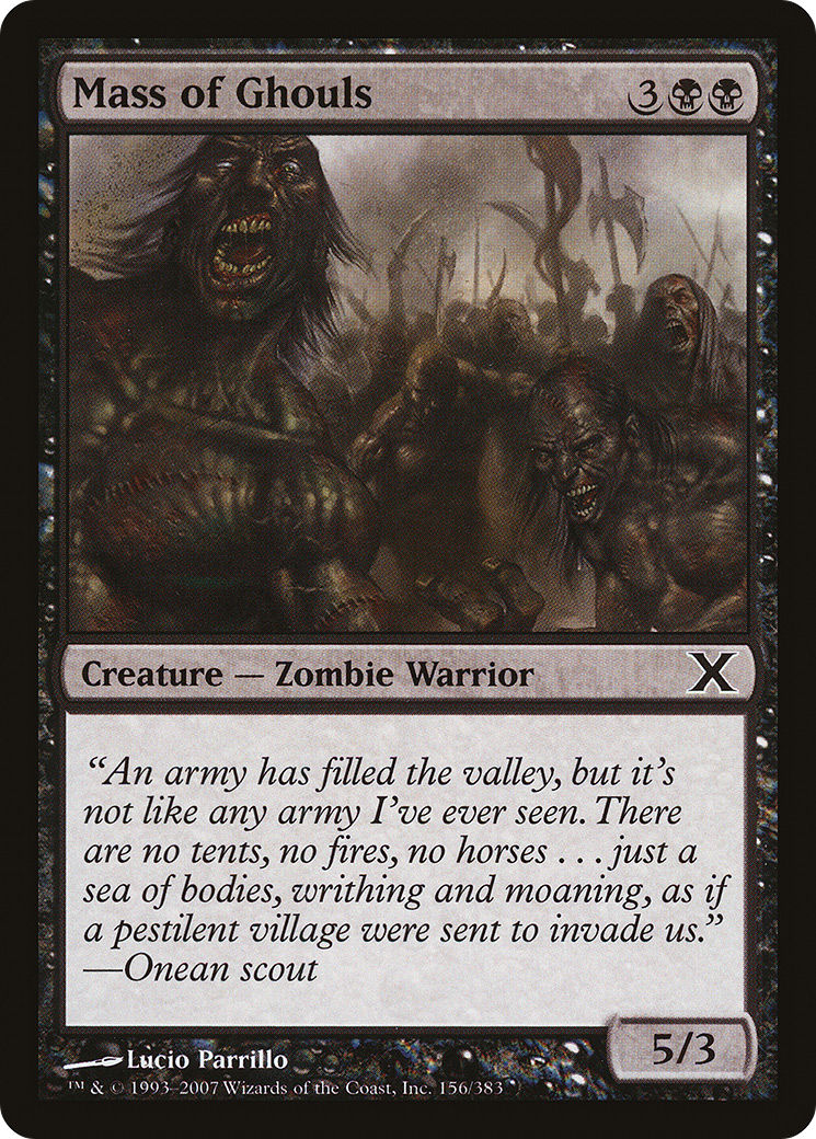 Mass of Ghouls (10E-156) - Tenth Edition