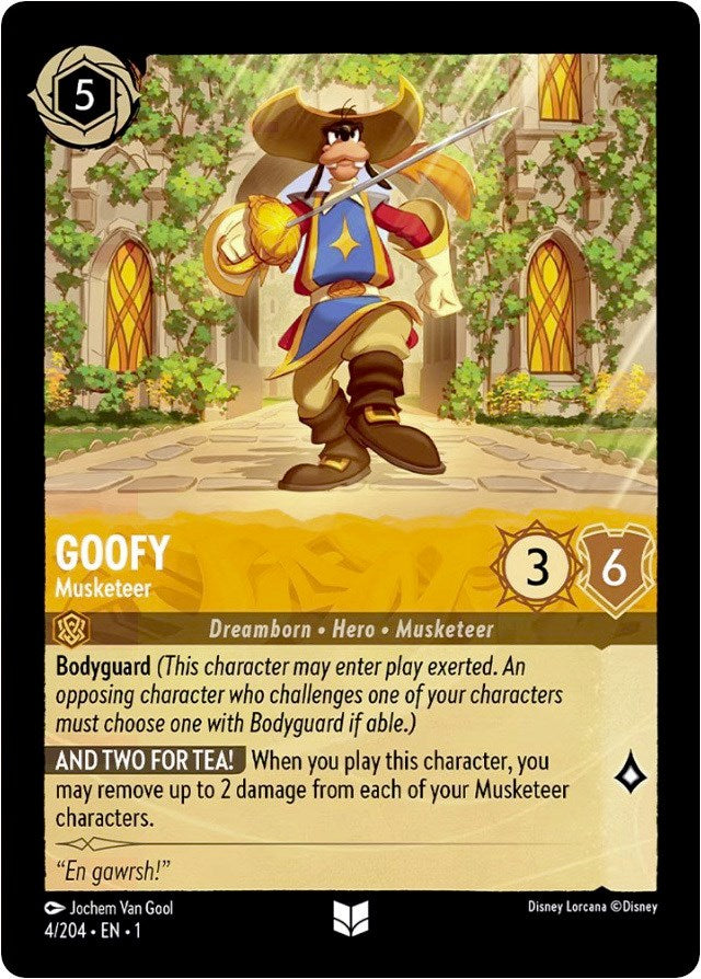 Goofy - Musketeer (4/204) - The First Chapter