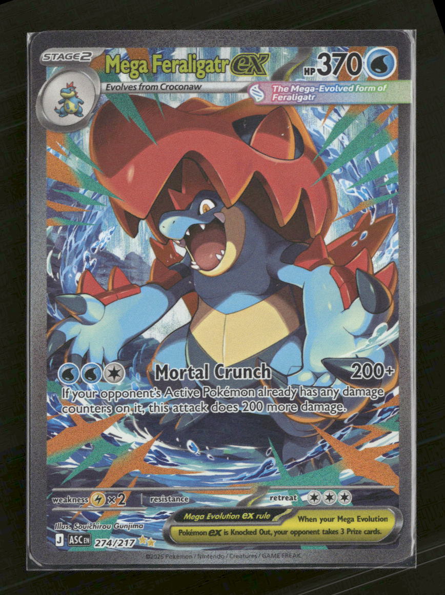 ME: Ascended Heroes Mega Feraligatr ex #274/217