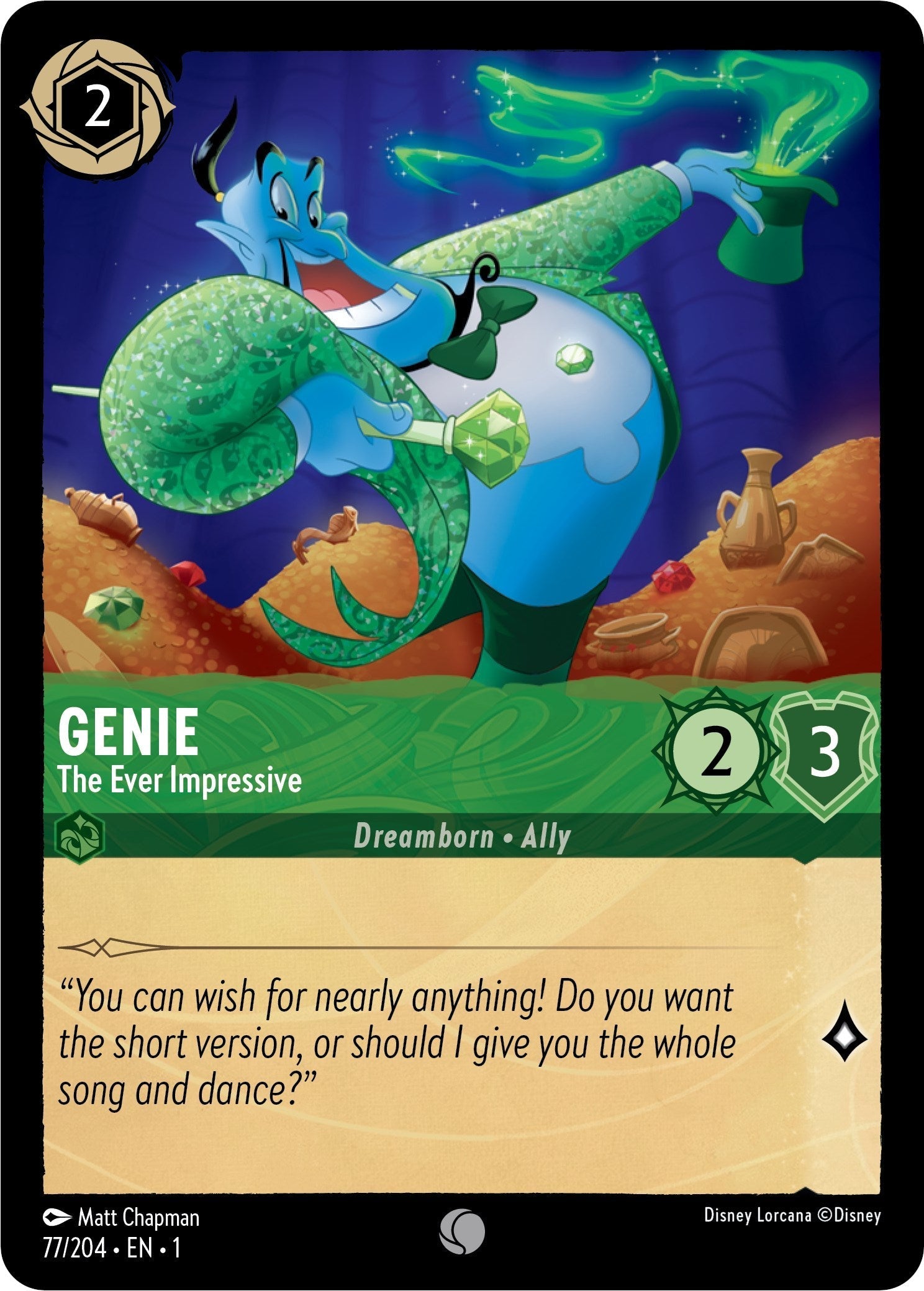 Genie - The Ever Impressive (77/204) - The First Chapter Cold Foil