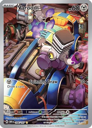 Varoom 206/197 - SV03 Obsidian Flames Holofoil