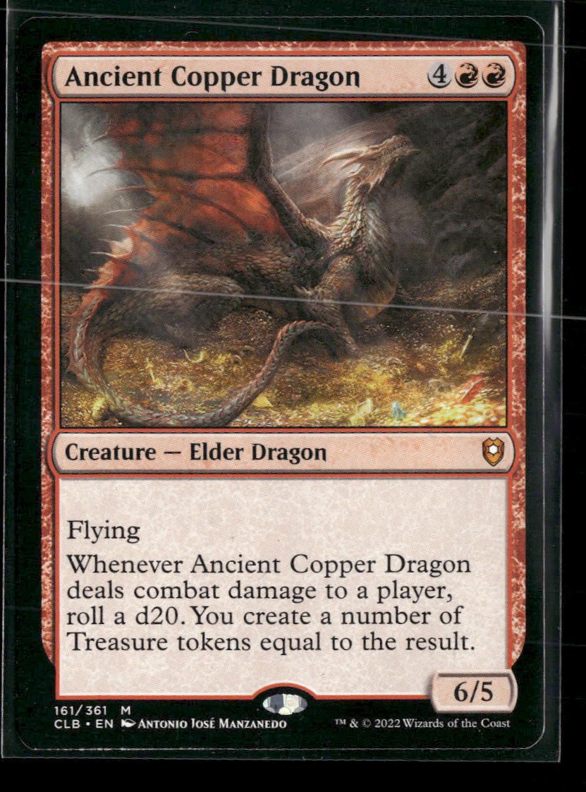 Commander Legends: Battle for Baldur's Gate Ancient Copper Dragon #161