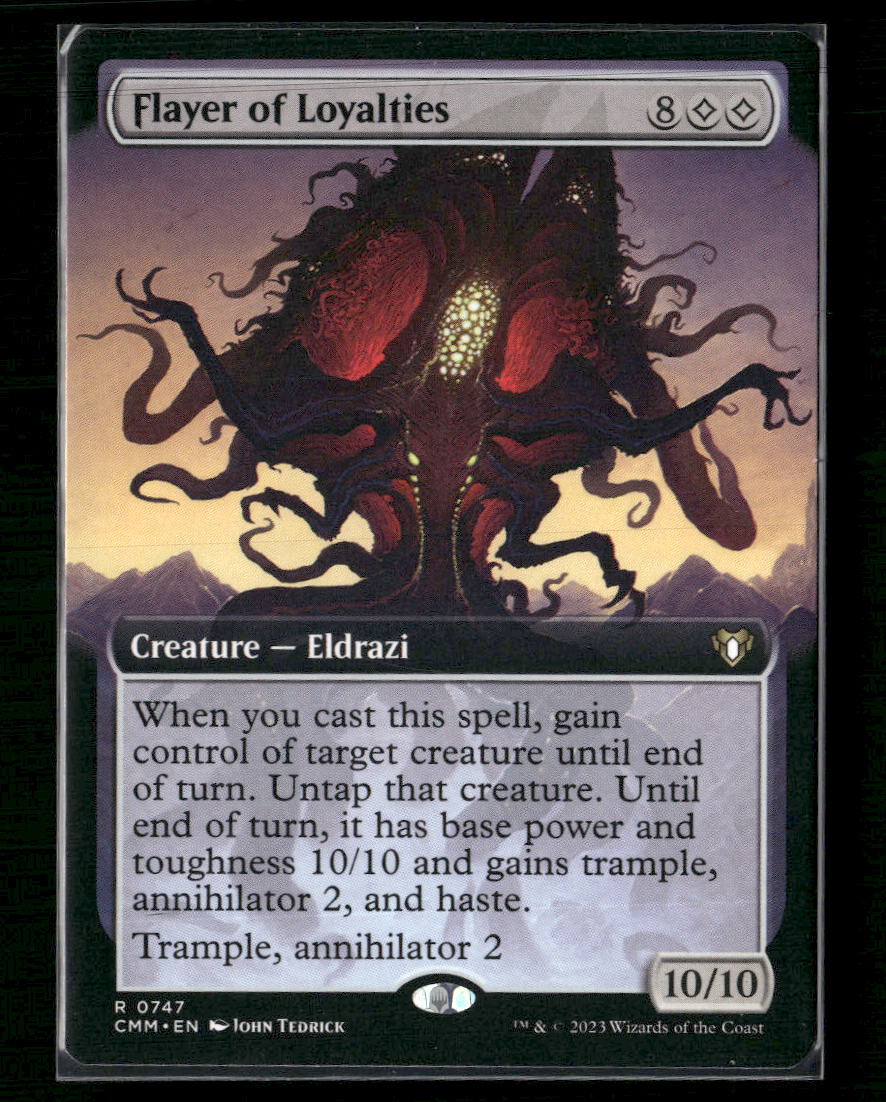 Commander Masters Flayer of Loyalties (Extended Art) #747