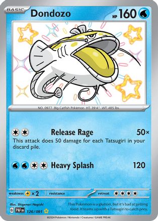 Dondozo 126/091 - SV Paldean Fates Holofoil