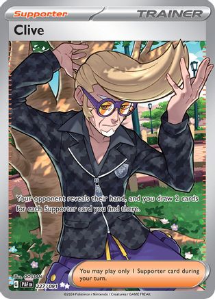 Clive 227/091 - SV Paldean Fates Holofoil