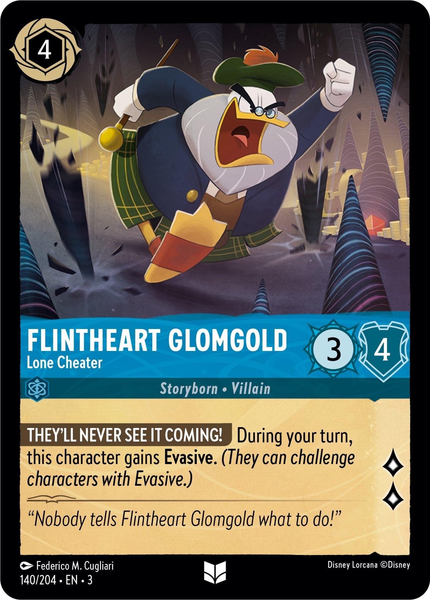 Flintheart Glomgold - Lone Cheater (140/204) - Into the Inklands