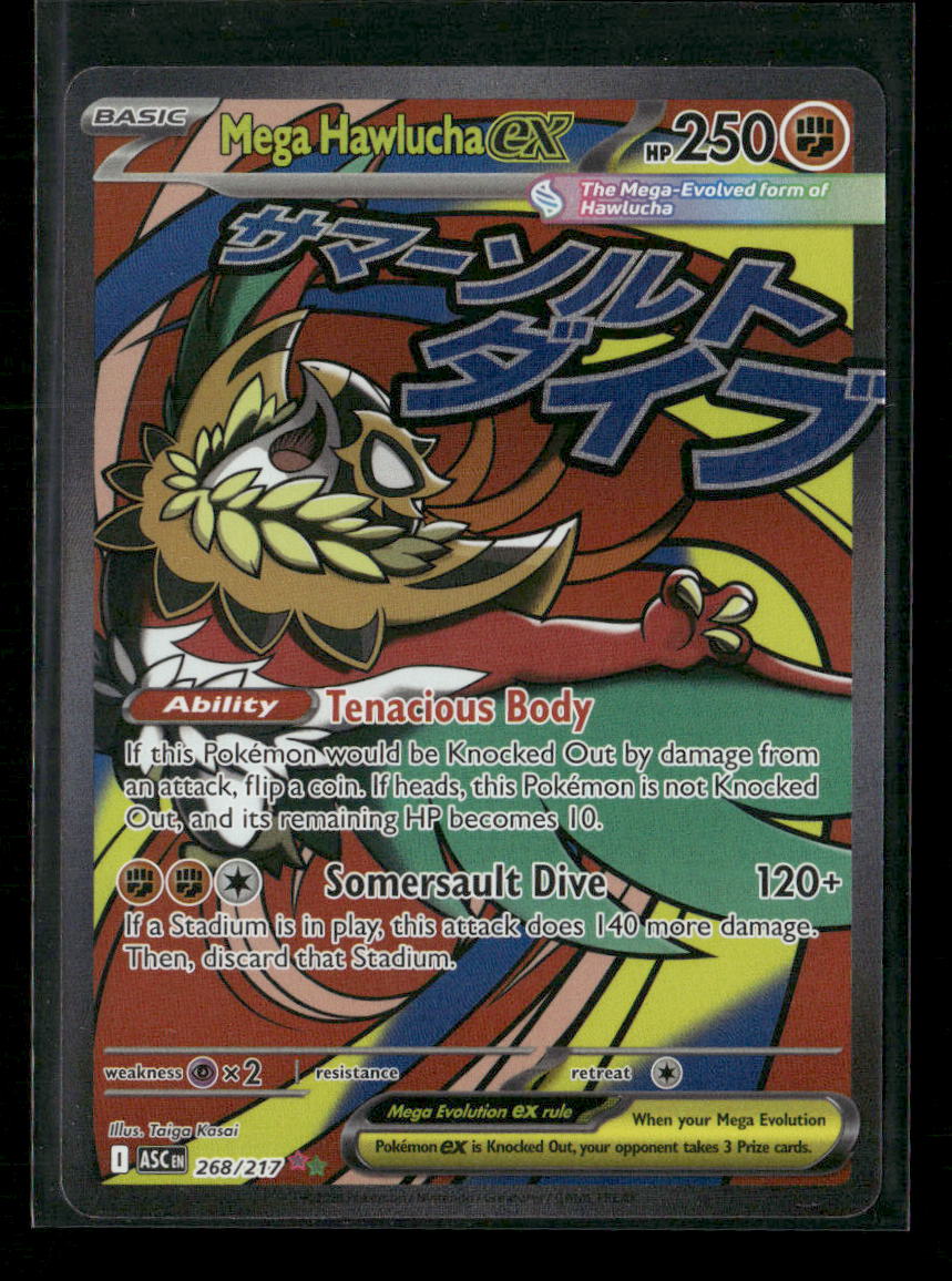 ME: Ascended Heroes Mega Hawlucha ex #268/217