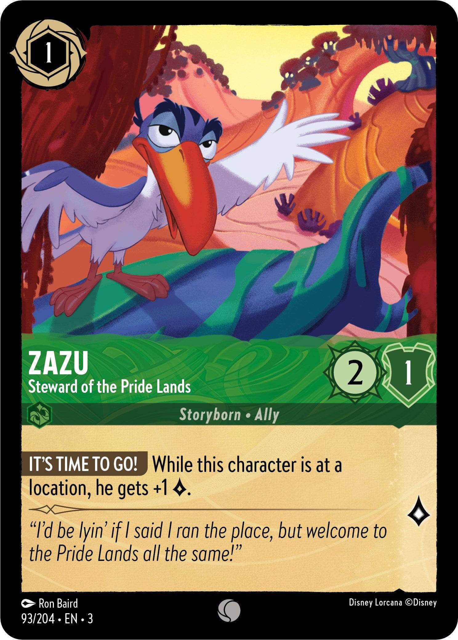 Zazu - Steward of the Pride Lands (93/204) - Into the Inklands