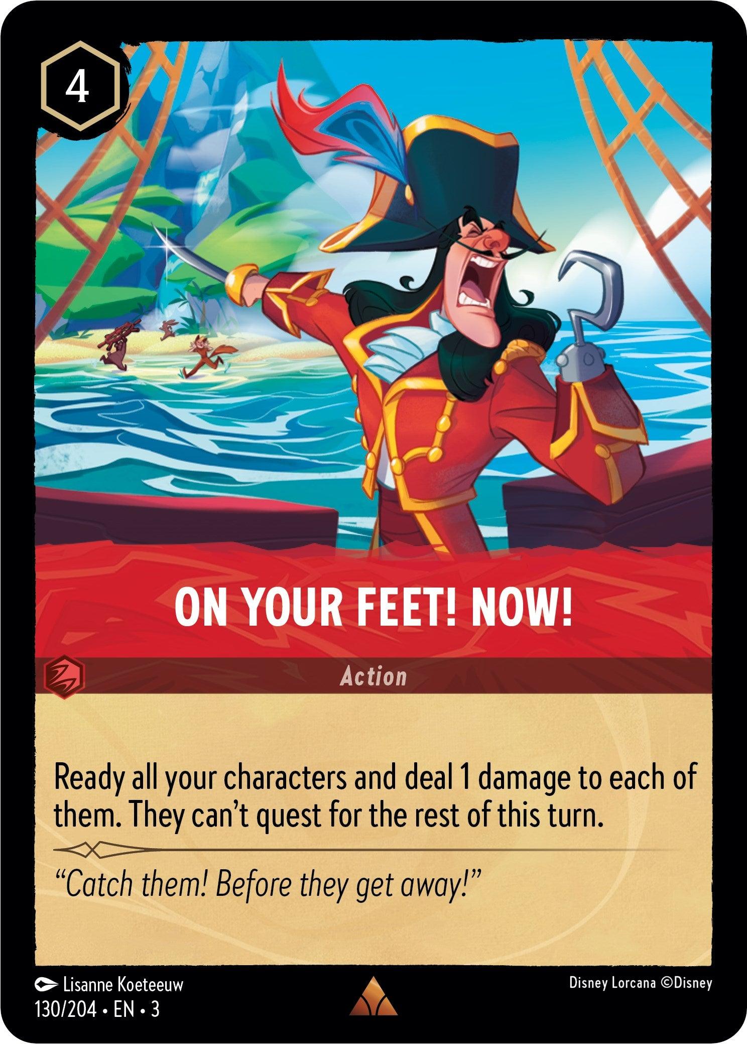 On Your Feet! Now! (130/204) - Into the Inklands Cold Foil