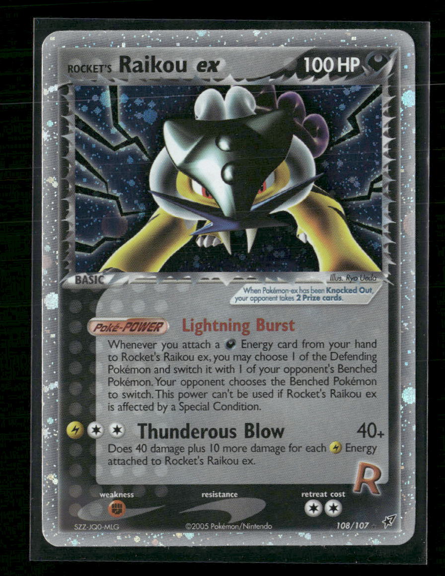 Deoxys Rocket's Raikou ex #108/107