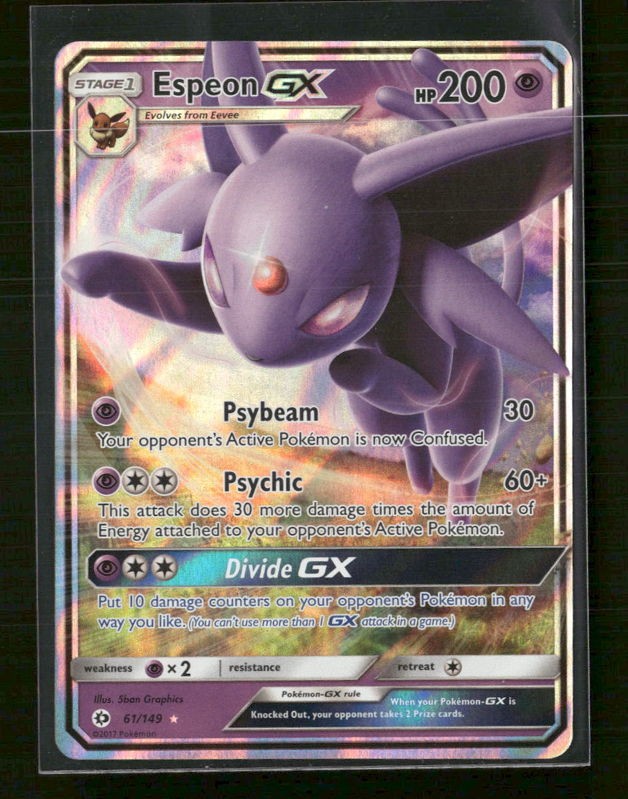 SM Base Set Espeon GX #61/149