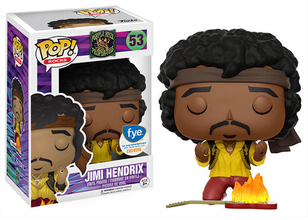 Jimi Hendrix (Burning Guitar) 53 - FYE Exclusive [light damage]
