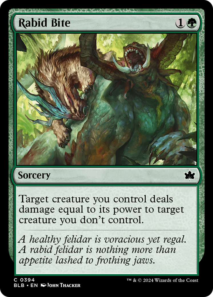 Rabid Bite (BLB-394) - Bloomburrow