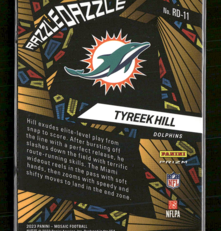 2023 Panini Mosaic Razzle Dazzle Tyreek Hill #RD-11