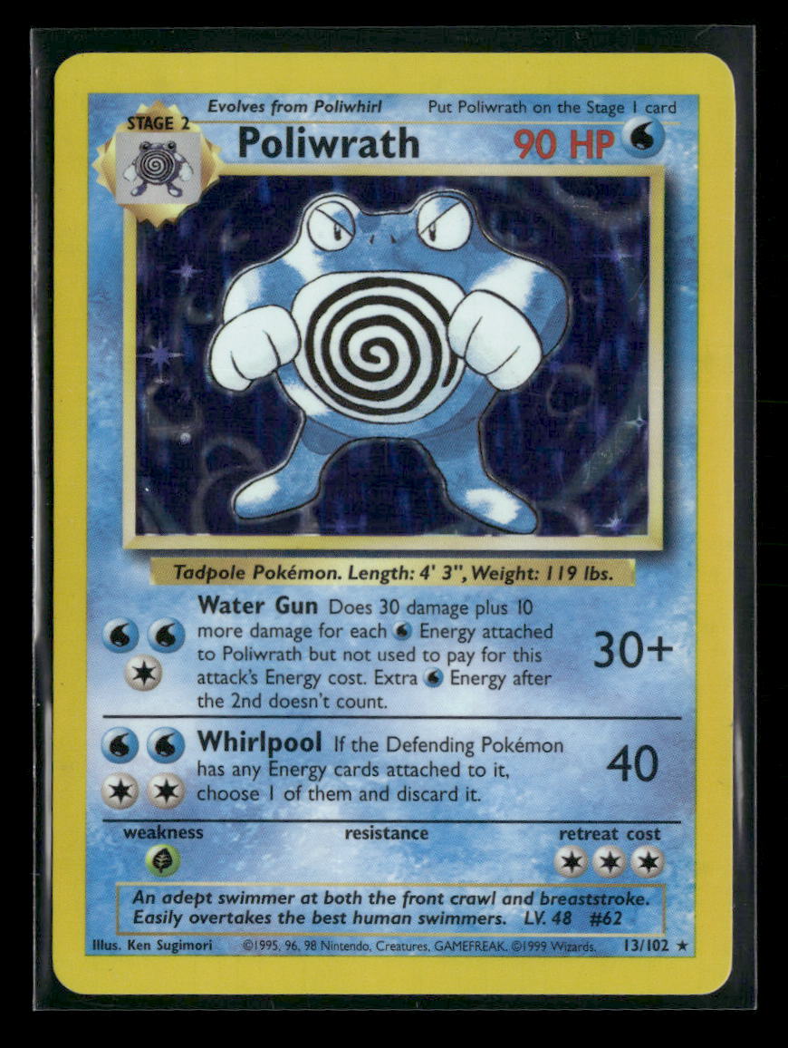 Base Set Poliwrath #013/102