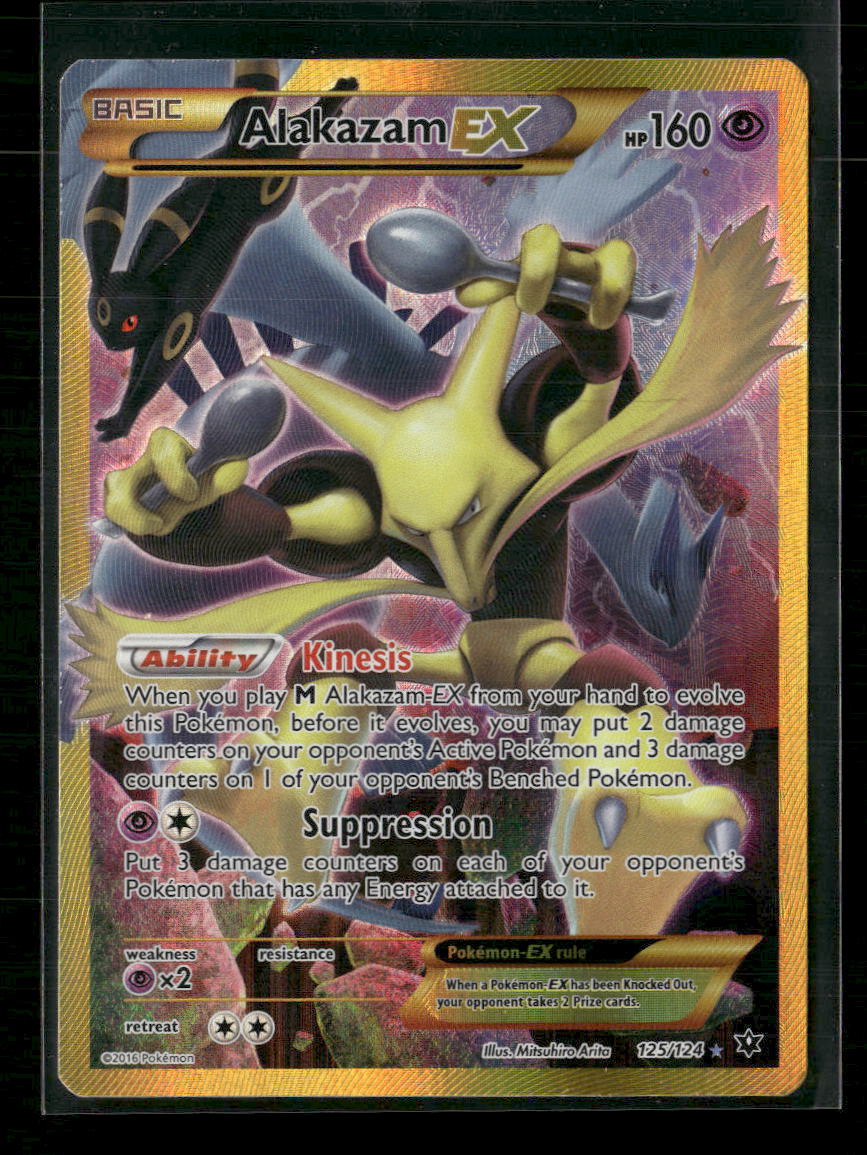 XY - Fates Collide Alakazam EX (Secret) #125/124