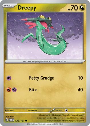 Dreepy 128/167 - SV06 Twilight Masquerade Reverse Holofoil