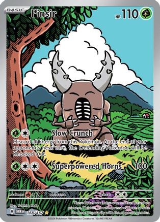 Pinsir 168/167 - SV06 Twilight Masquerade Holofoil