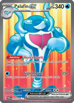 Palafin ex 193/167 - SV06 Twilight Masquerade Holofoil