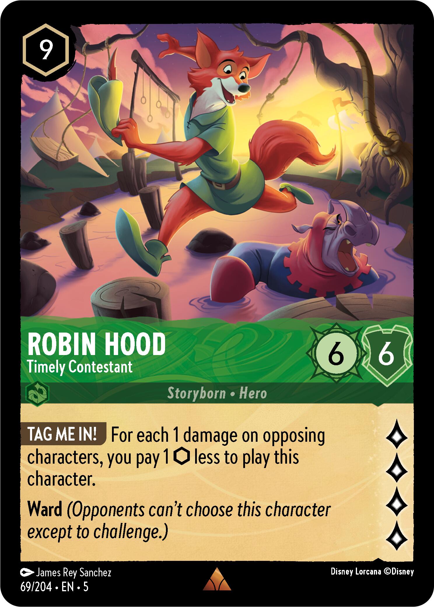 Robin Hood - Timely Contestant (69/204) - Shimmering Skies Cold Foil