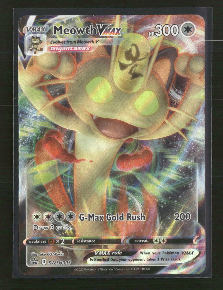 SWSH: Sword & Shield Promo Cards Meowth VMAX #SWSH005