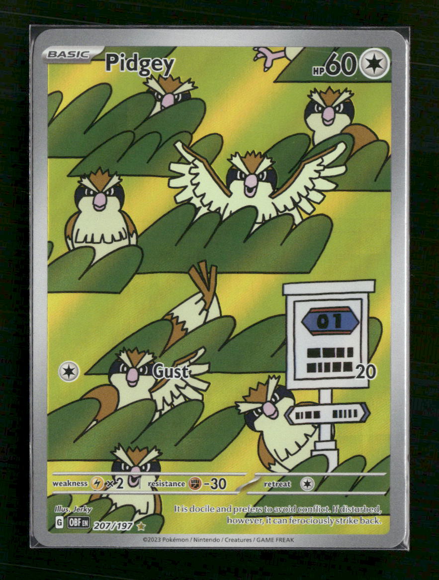 SV03: Obsidian Flames Pidgey #207/197