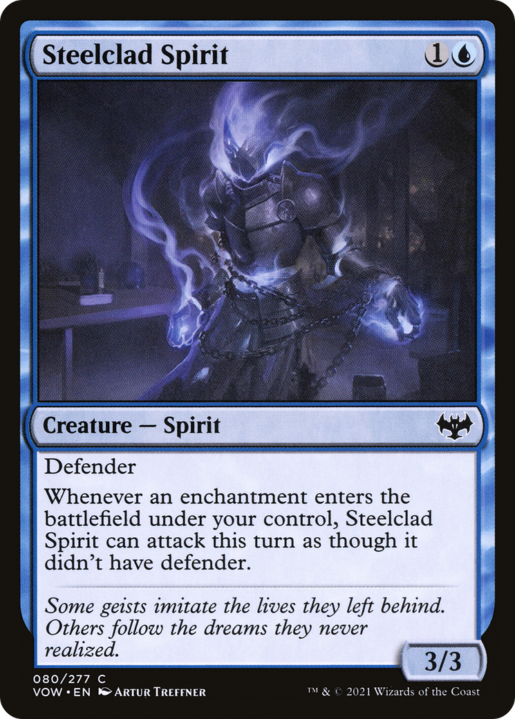 Steelclad Spirit (VOW-080) - Innistrad: Crimson Vow Foil
