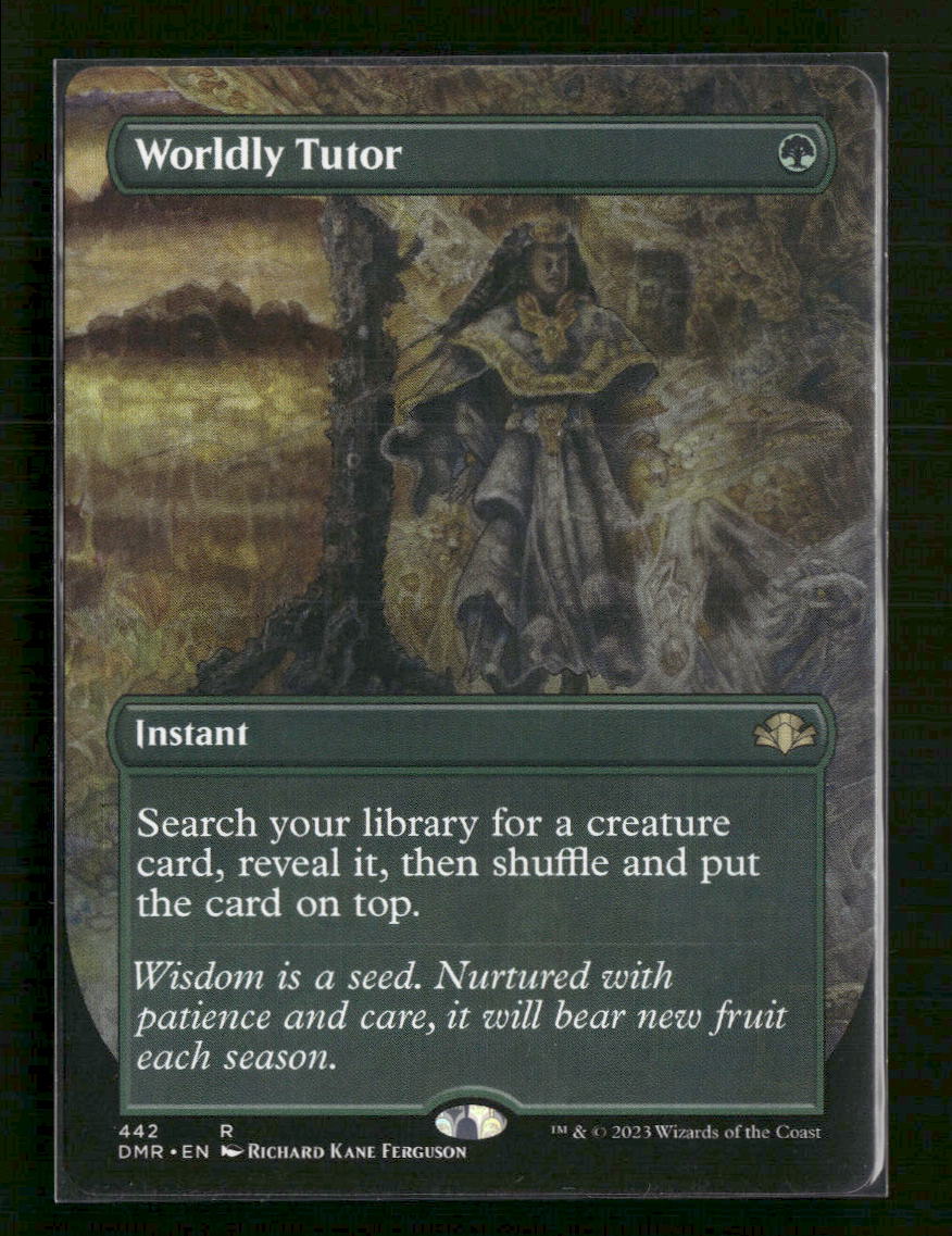 Dominaria Remastered Worldly Tutor (Borderless) #442