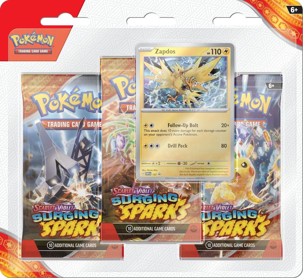 Surging Sparks 3 Pack Blisters