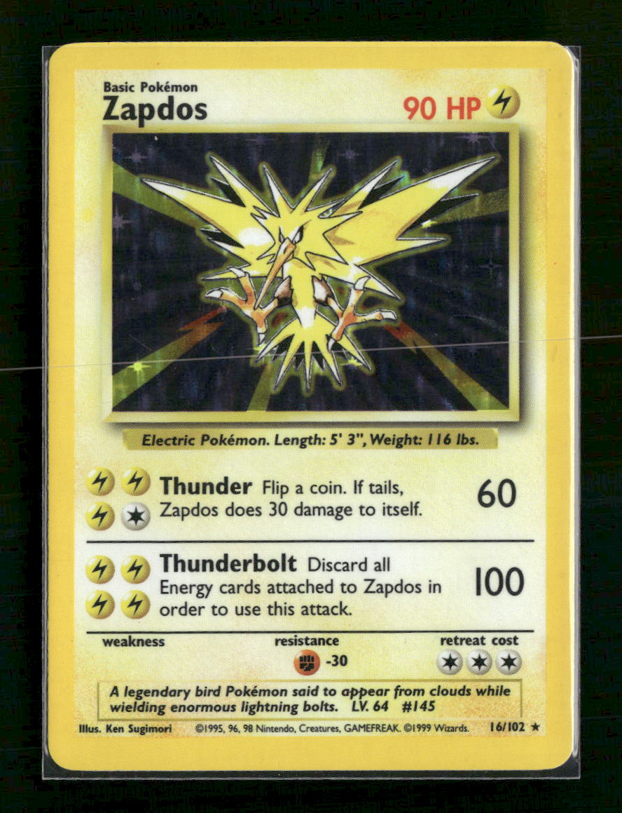 Base Set Zapdos #016/102