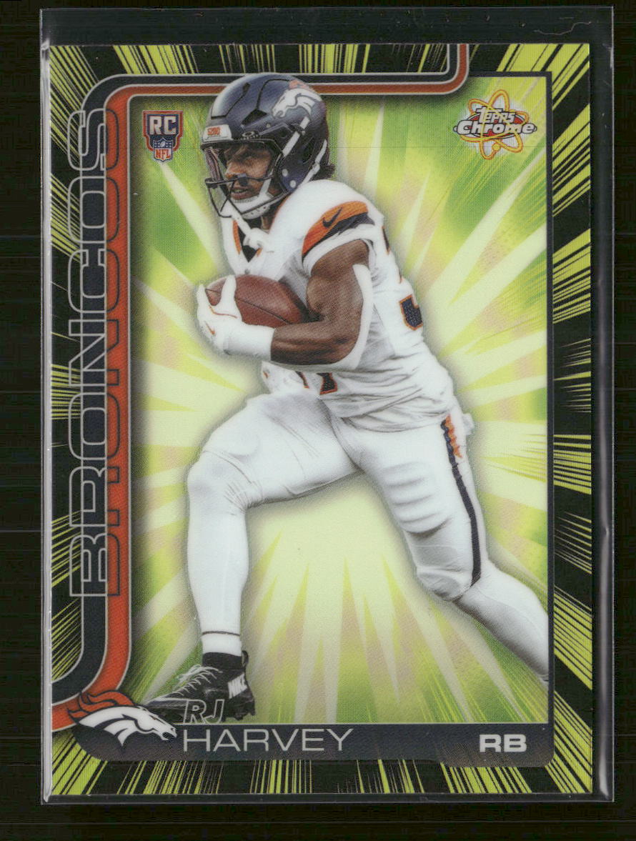 2025 Topps Chrome Radiating Rookies RJ Harvey #RR-15