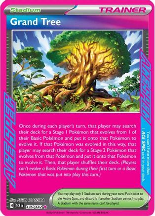 Grand Tree 136/142 - SV07 Stellar Crown Holofoil