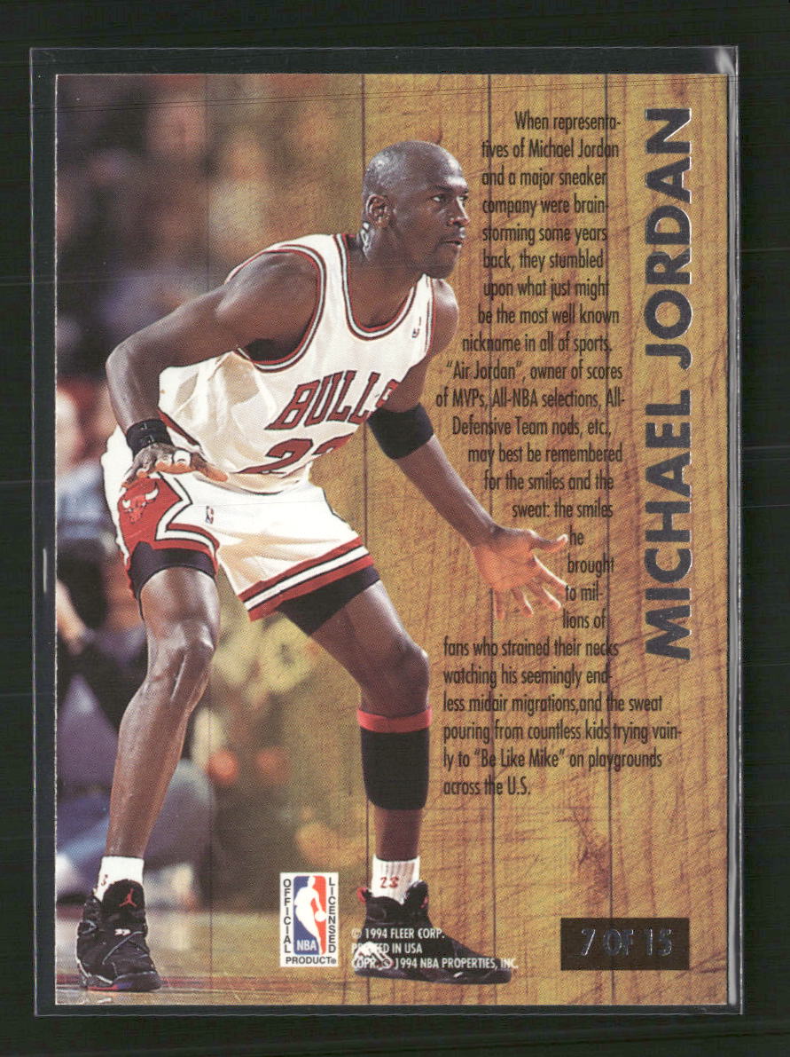 1993-94 Ultra Famous Nicknames Michael Jordan #7
