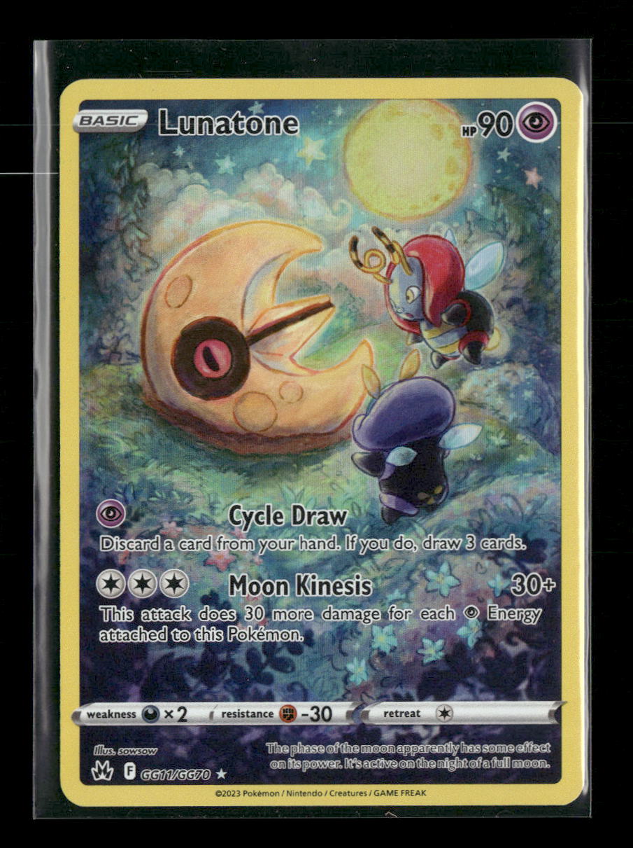 SWSH: Crown Zenith: Galarian Gallery Lunatone #GG11/GG70