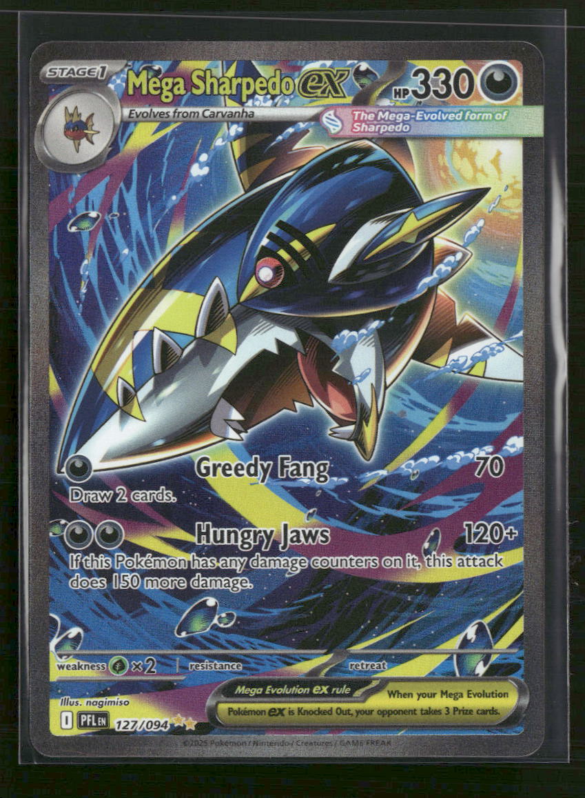 ME02: Phantasmal Flames Mega Sharpedo ex #127/094
