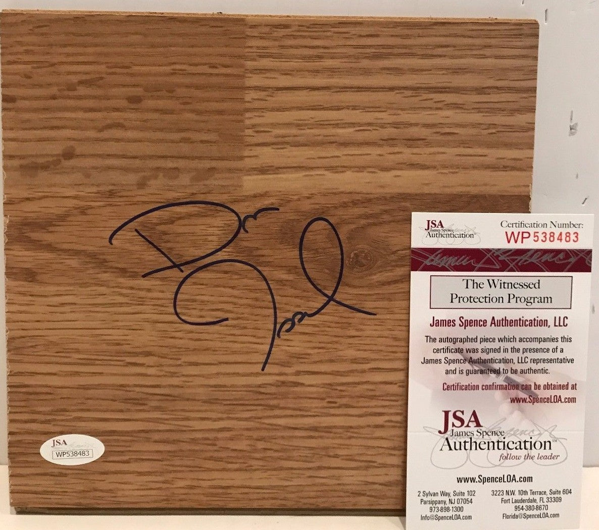 Dan Issel Autographed Signed Floorboard Jsa  Coa