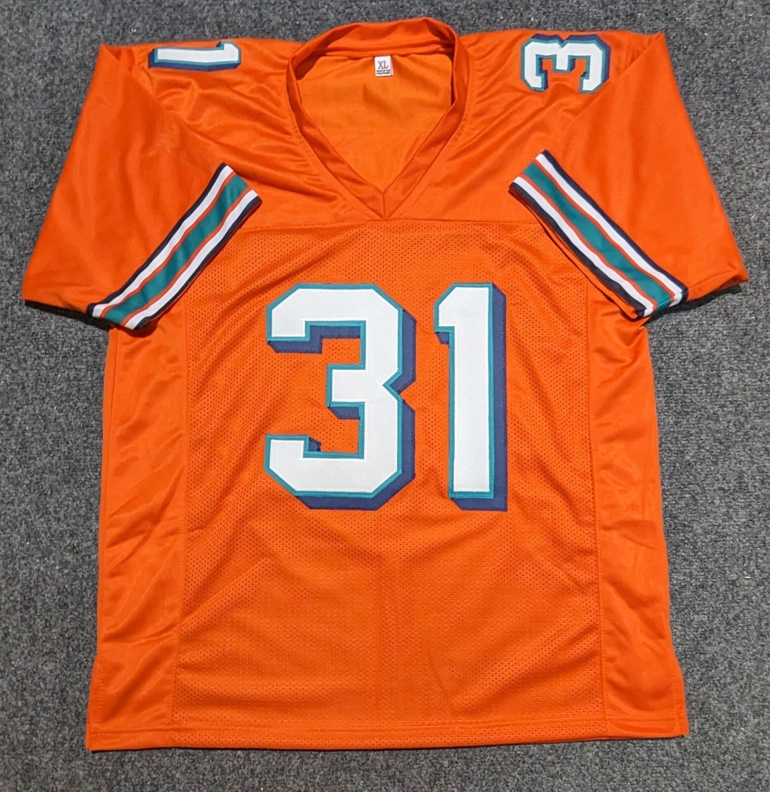 Miami Dolphins Brock Marion Autographed Signed Jersey Jsa Coa