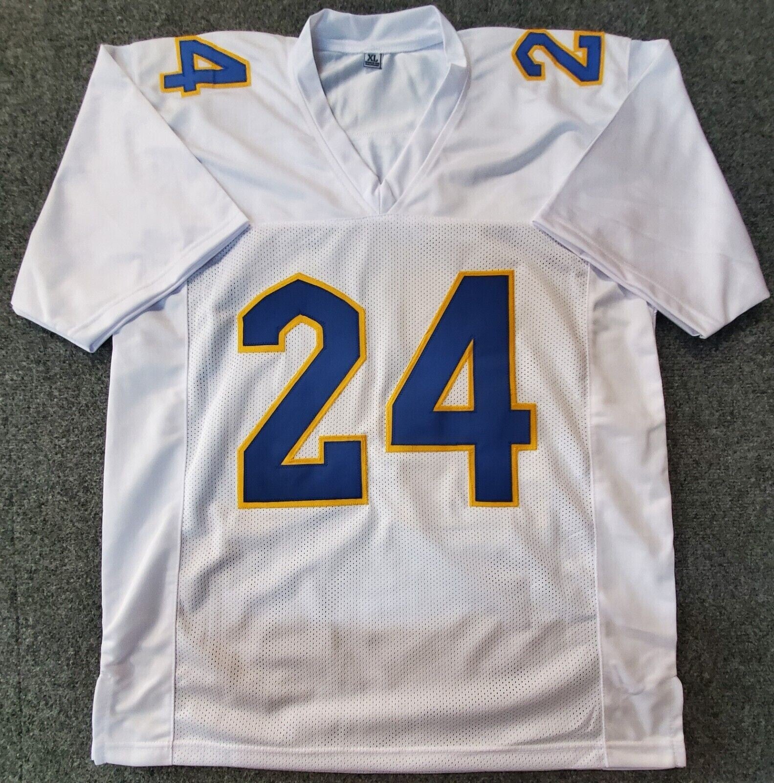 Phil Campbell Iii Unsigned Pitt Panthers Style Custom Jersey