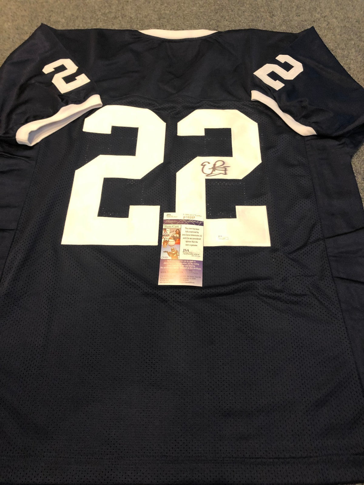 Penn State Evan Royster Autographed Signed Jersey Jsa Coa