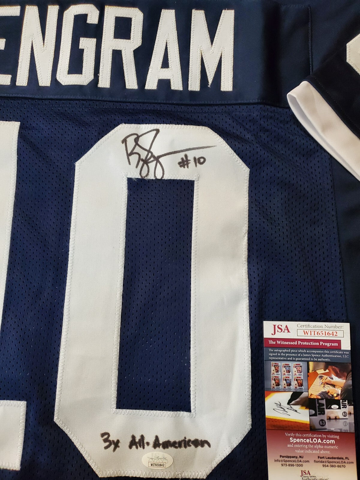 Penn State Bobby Engram Autographed Signed Inscribed Jersey Jsa Coa