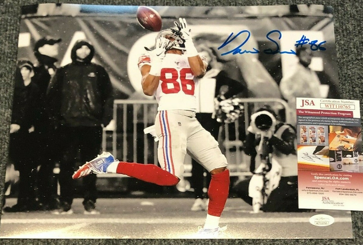 Ny Giants Darius Slayton Autographed Signed 11X14 Photo Jsa  Coa
