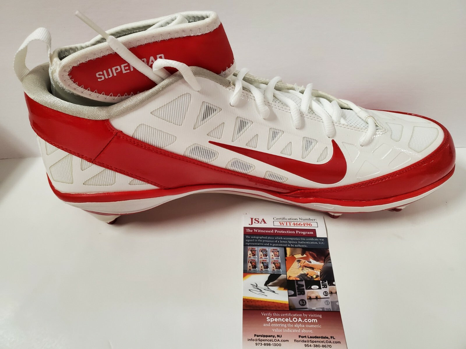 Mike Quick Autographed Signed Cleat Jsa Coa
