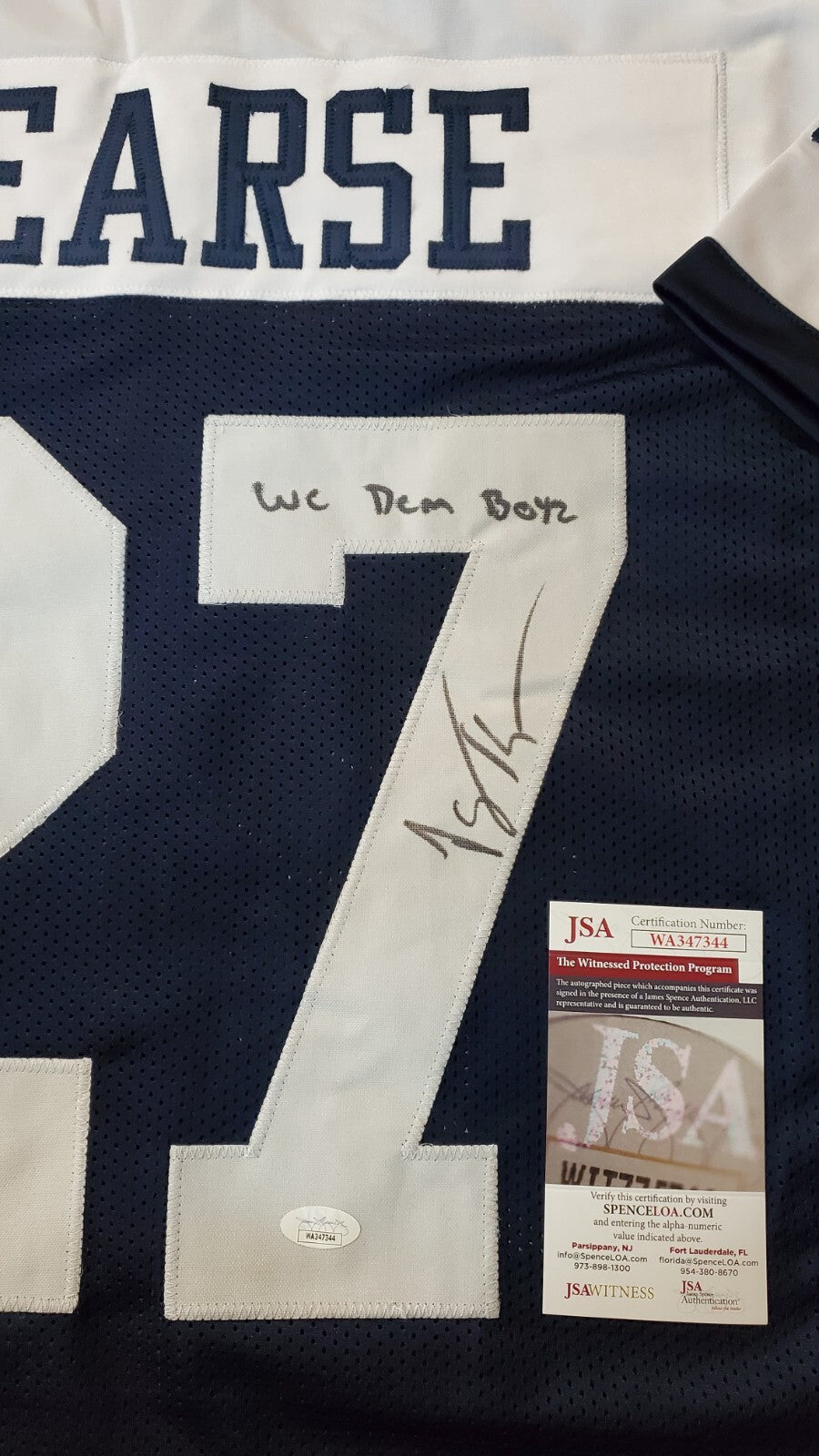 Dallas Cowboys Jayron Kearse Autographed Signed Inscribed Jersey Jsa Coa