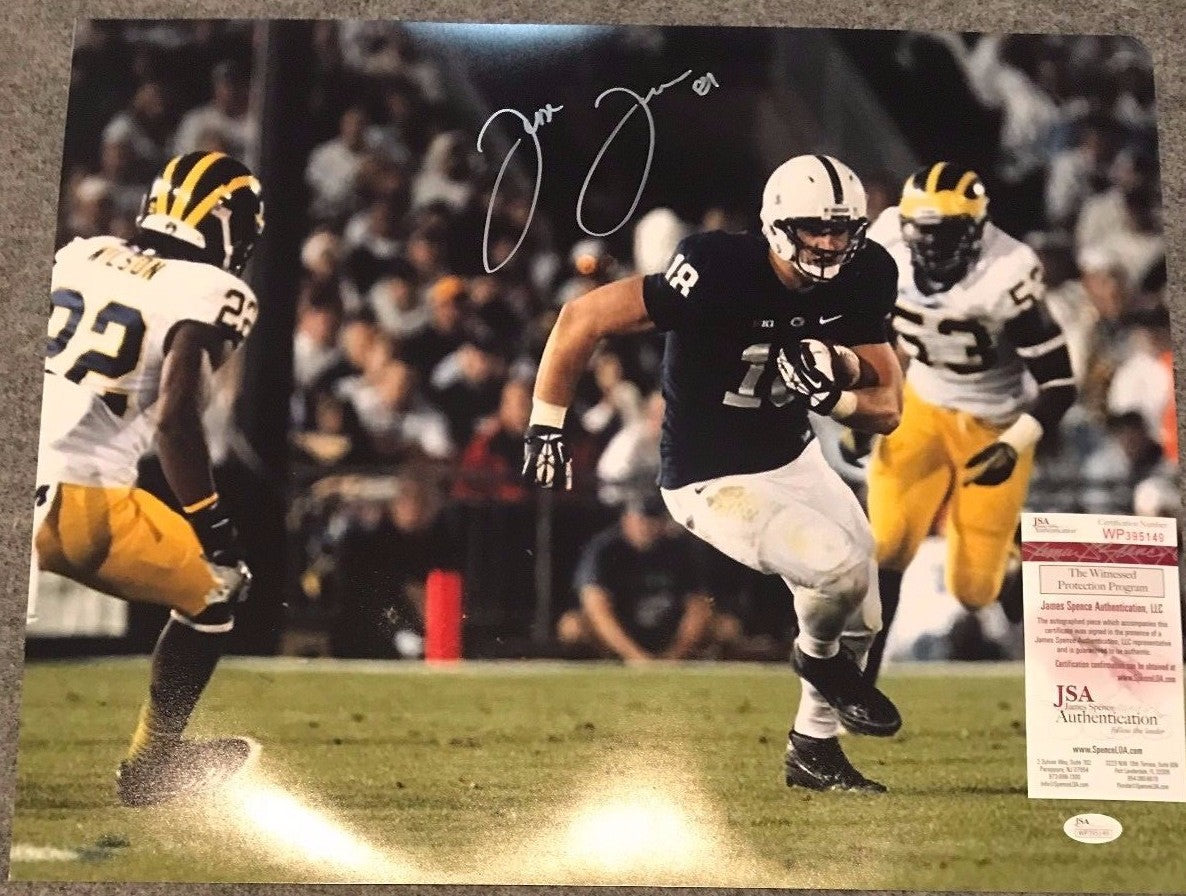 Jesse James Autographed Signed Penn State 16X20 Photo Jsa  Coa