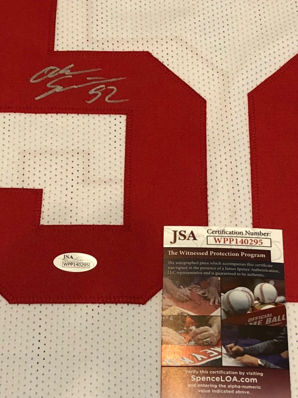 N.Y. Giants Alec Ogletree Autographed Signed Jersey Jsa Coa