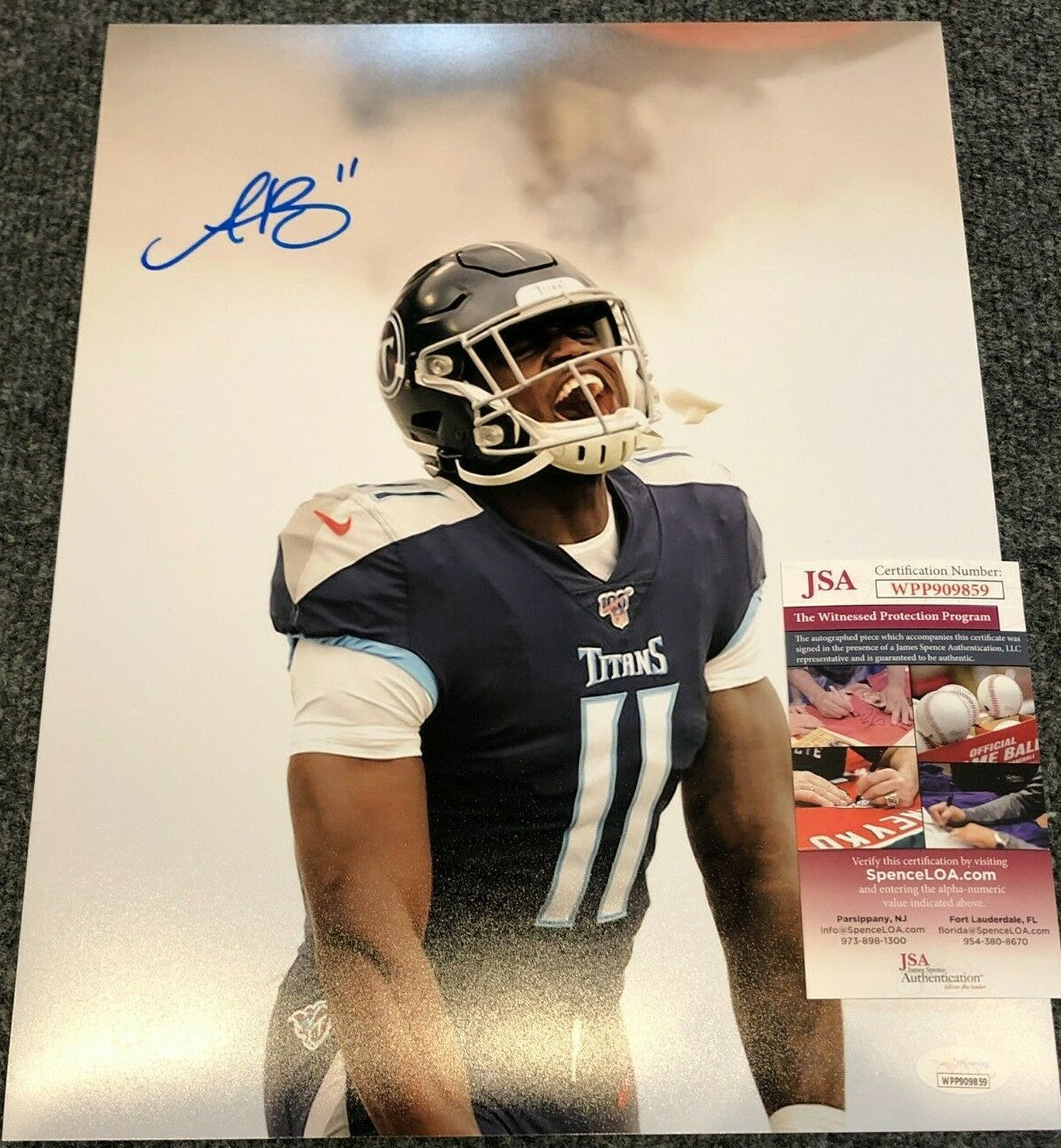 Tennessee Titans Aj Brown Autographed Signed 11X14 Photo Jsa  Coa