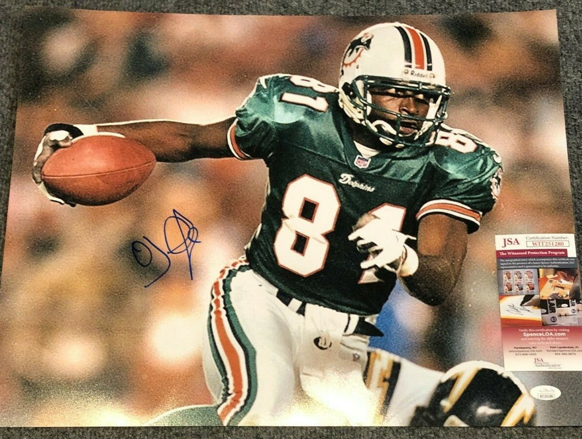 Miami Dolphins Oj Mcduffie Autographed Signed 16X20 Photo Jsa Coa